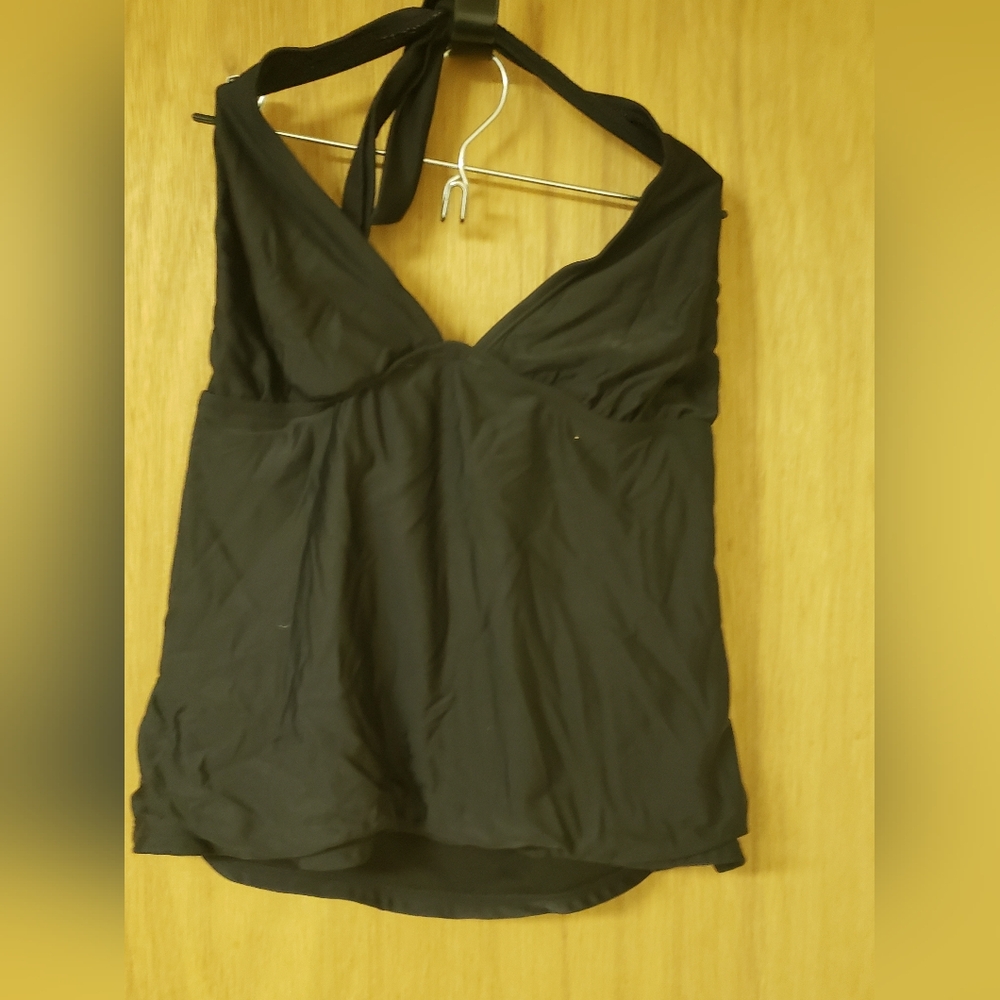 Old Navy Black Halter Tank / Bathing Suit Top